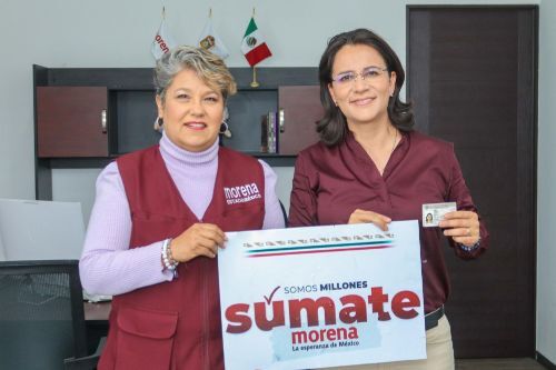 Se suma diputada Paola Jiménez a Morena; LuzMa Hernández le da la bienvenida